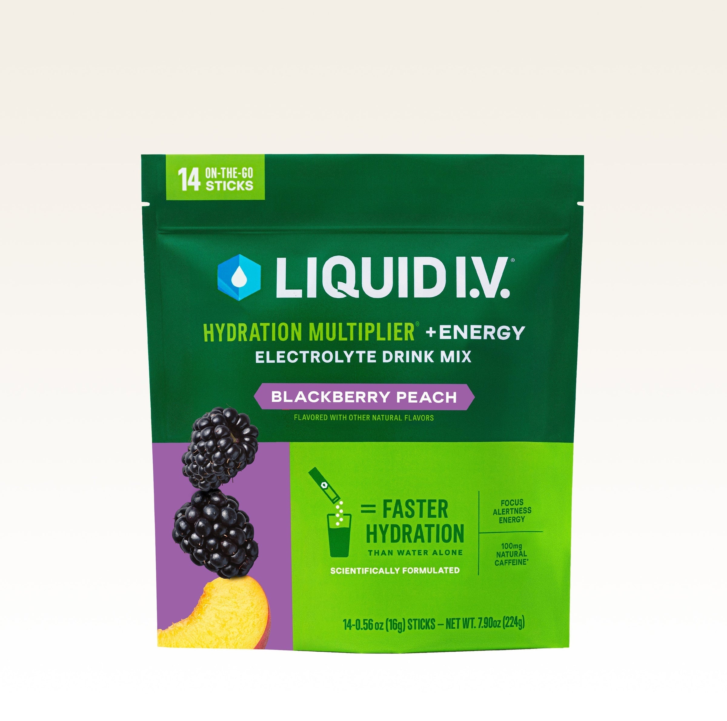 Blackberry Peach Hydration Multiplier® +Energy - Fresh Pack
